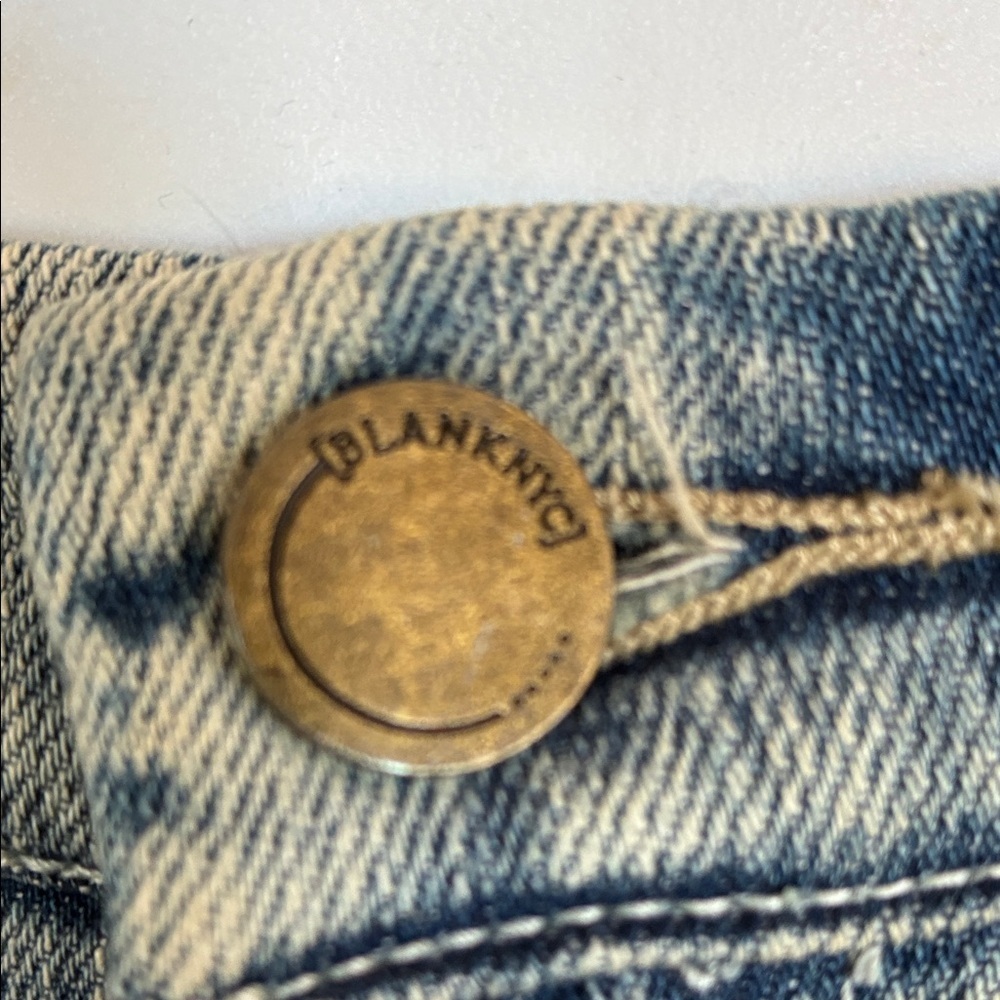 BLANK NYC Jean Shorts, Extreme Studded, Distressed/Destroyed. Vtg.  24 EUC - Picture 9 of 16